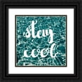 thumbnail image 1 of Matic,Jelena 26x26 Black Ornate Wood Framed with Double Matting Museum Art Print Titled - Insta Stay Cool Pool, 1 of 4