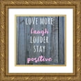 thumbnail image 1 of Matic,Jelena 26x26 Gold Ornate Wood Framed with Double Matting Museum Art Print Titled - Love More, 1 of 4