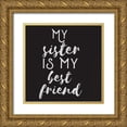 thumbnail image 1 of Matic, Jelena 26x26 Gold Ornate Wood Framed with Double Matting Museum Art Print Titled - Sisterly Friends, 1 of 4