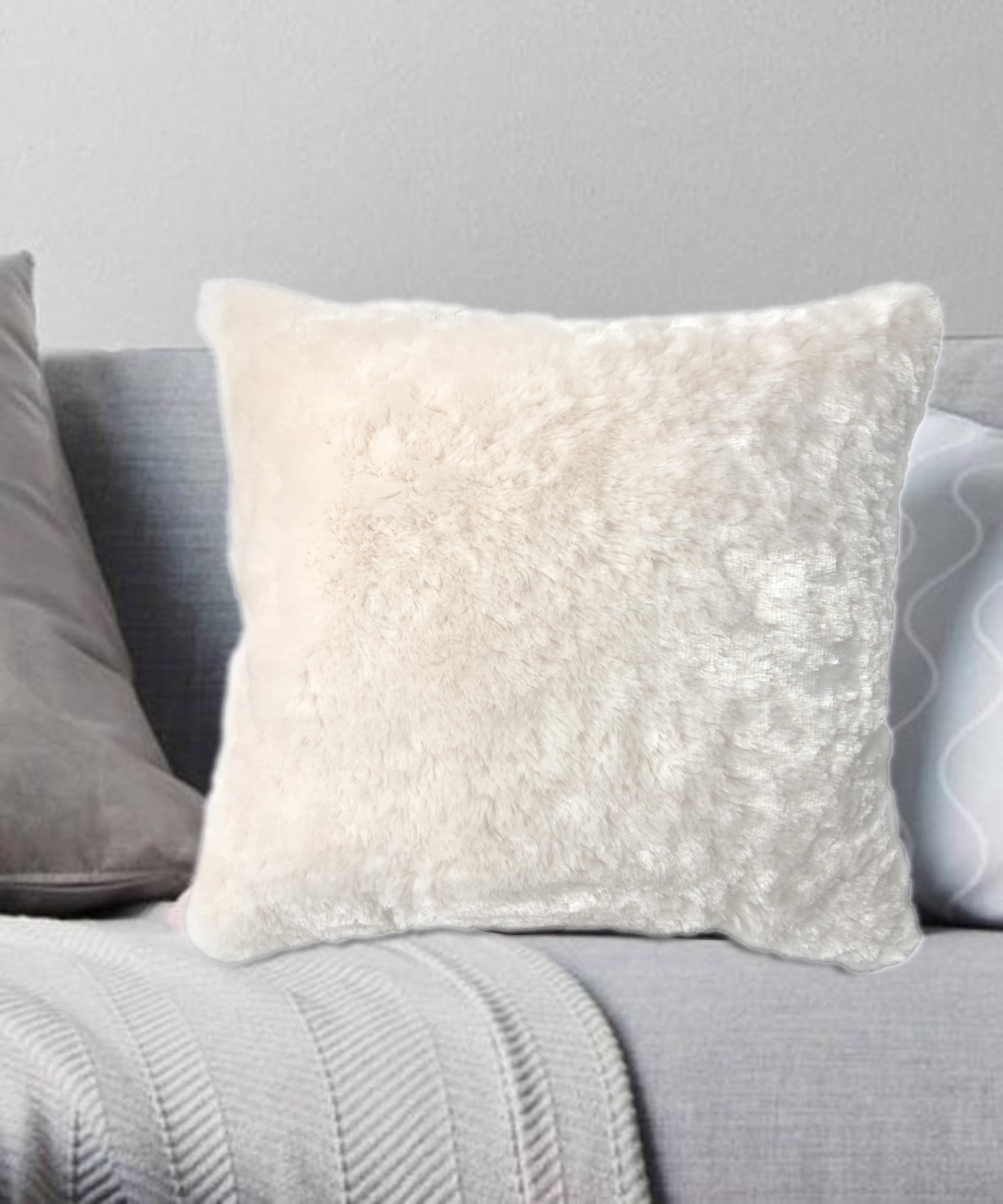 Matidor Throw Pillow Ivory 18x18