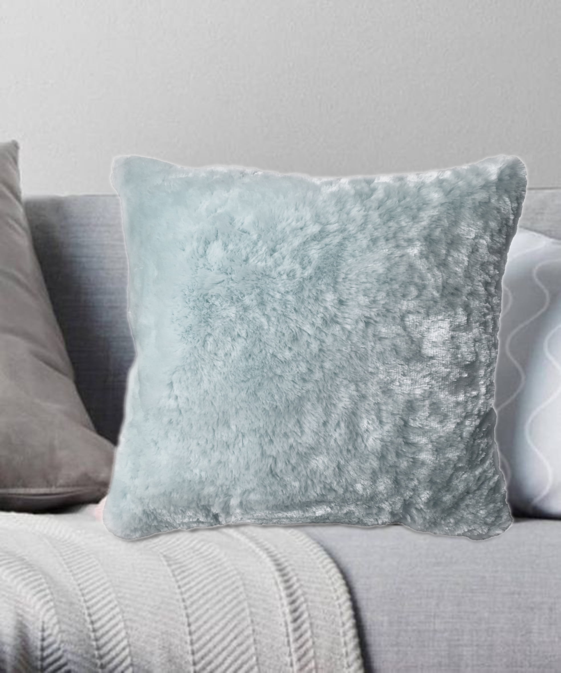 Matidor Throw Pillow Pastel Blue 18x18