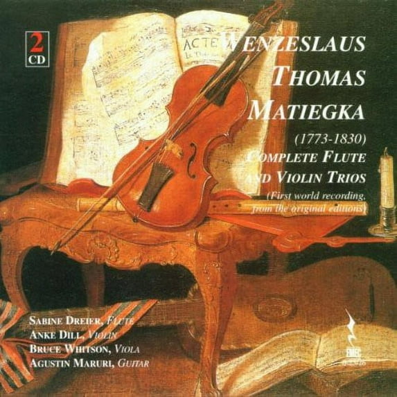 Matiegka - Complete Flute & Violin Trio - Music & Performance - CD