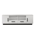 thumbnail image 1 of Matilda 70.5" White Finish Engineered Wood TV Stand with Drawers, 1 of 2