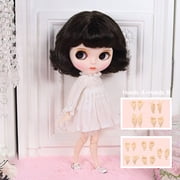 Matilda Blyth Doll 30cm BJD, Sleepy Eyes & 4 Interchangeable Eye Pairs, 19-Joint Poseable Body with Short Hair, Fashion Doll Gift for Girls