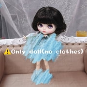 Matilda Blyth Doll 30cm BJD, Sleepy Eyes & 4 Interchangeable Eye Pairs, 19-Joint Poseable Body with Short Hair, Fashion Doll Gift for Girls