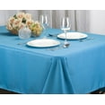 thumbnail image 1 of Matilda Turquoise Jacquard Fabric Tablecloth 52x70, 1 of 2