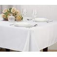 thumbnail image 1 of Matilda White Jacquard Fabric Tablecloth 70 Round, 1 of 2