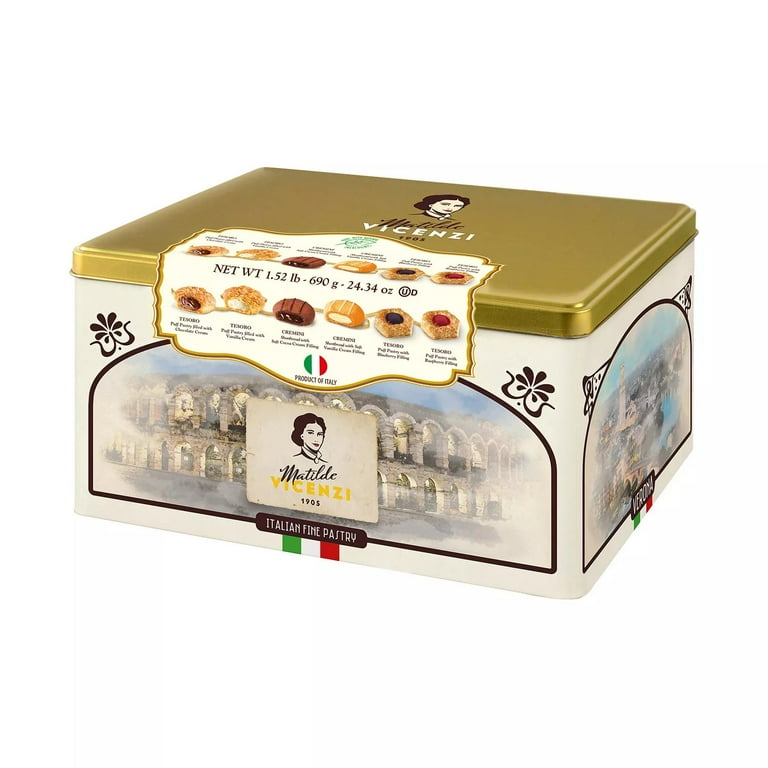 イタリア製　洋菓子型 24個分　特殊型 Matilde Vicenzi Verona Italian Pastry Cookies, 24.34 Ounce (72