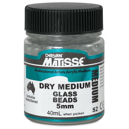 Matisse Acrylic Effects Dry Medium Glass Beads - 5 mm, 40 ml
