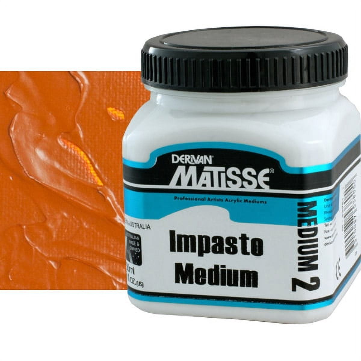 U.S. Art Supply Impasto Clear Gel Acrylic Medium, 500ml Tub
