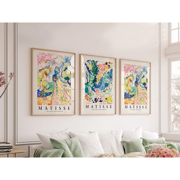 Matisse Art Print Set Gallery Wall Decor Set 3