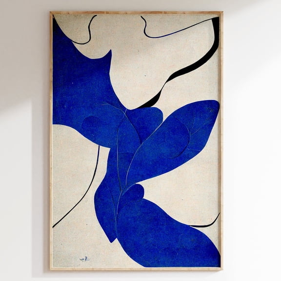 Matisse Blue, Matisse Art Print, Matisse Cutout, Henri Matisse Nu Bleu, Matisse Art Poster, Henri Matisse Inspired, Wall Art, Print. UNFRAMED PAPER POSTER, Home Decor, Living Room Dercor