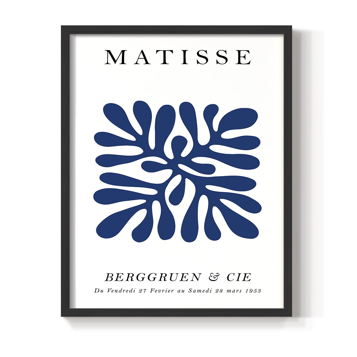 Matisse CCCI in Black Solid Wood 16 x 20 Framed Print