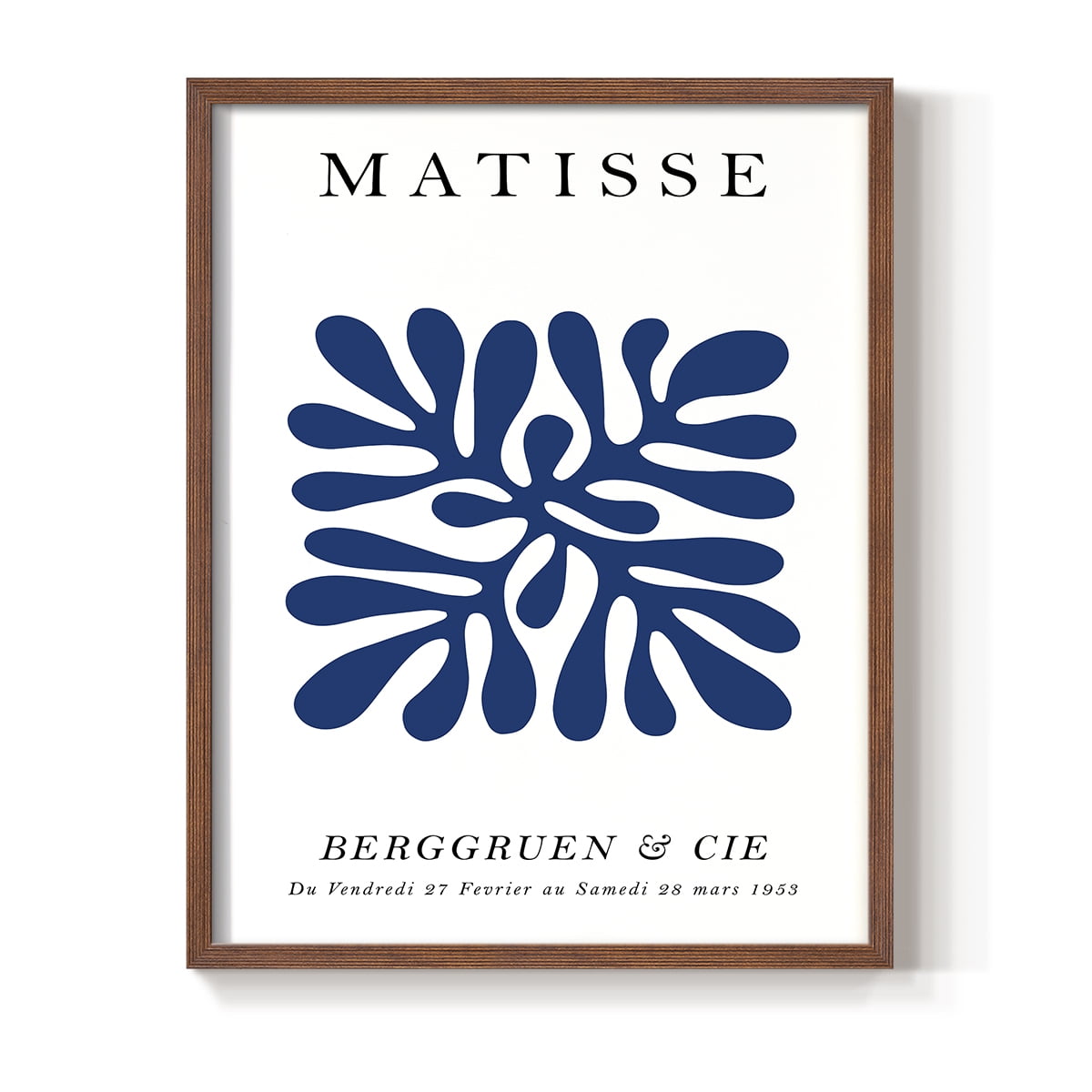 Matisse CCCI in Brown Solid Wood 22 x 28 Framed Print