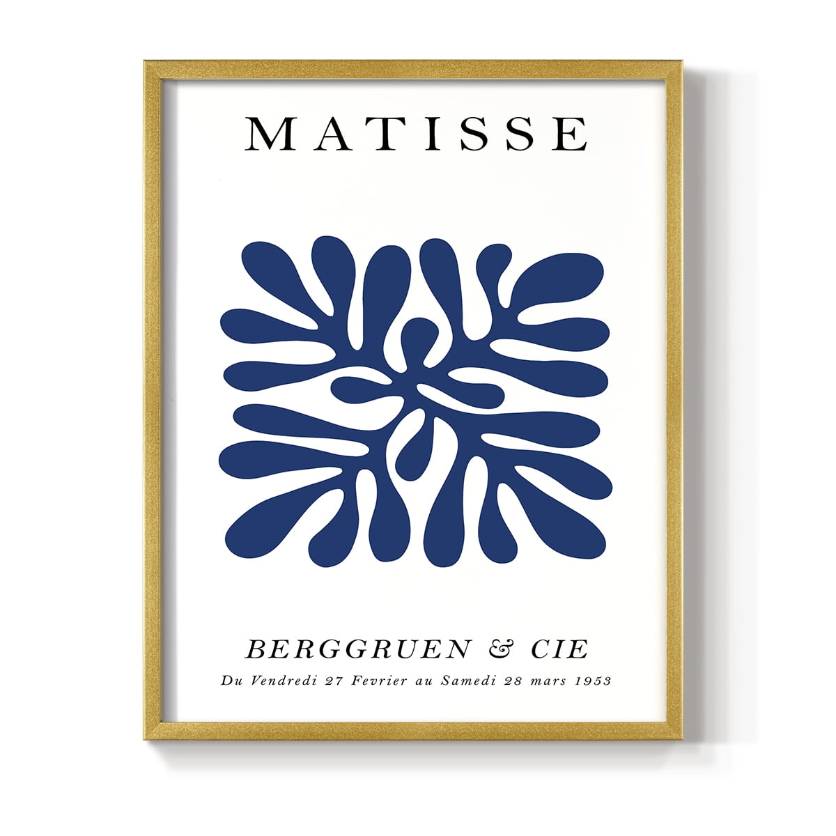 Matisse CCCI in Gold Solid Wood 16 x 20 Framed Print