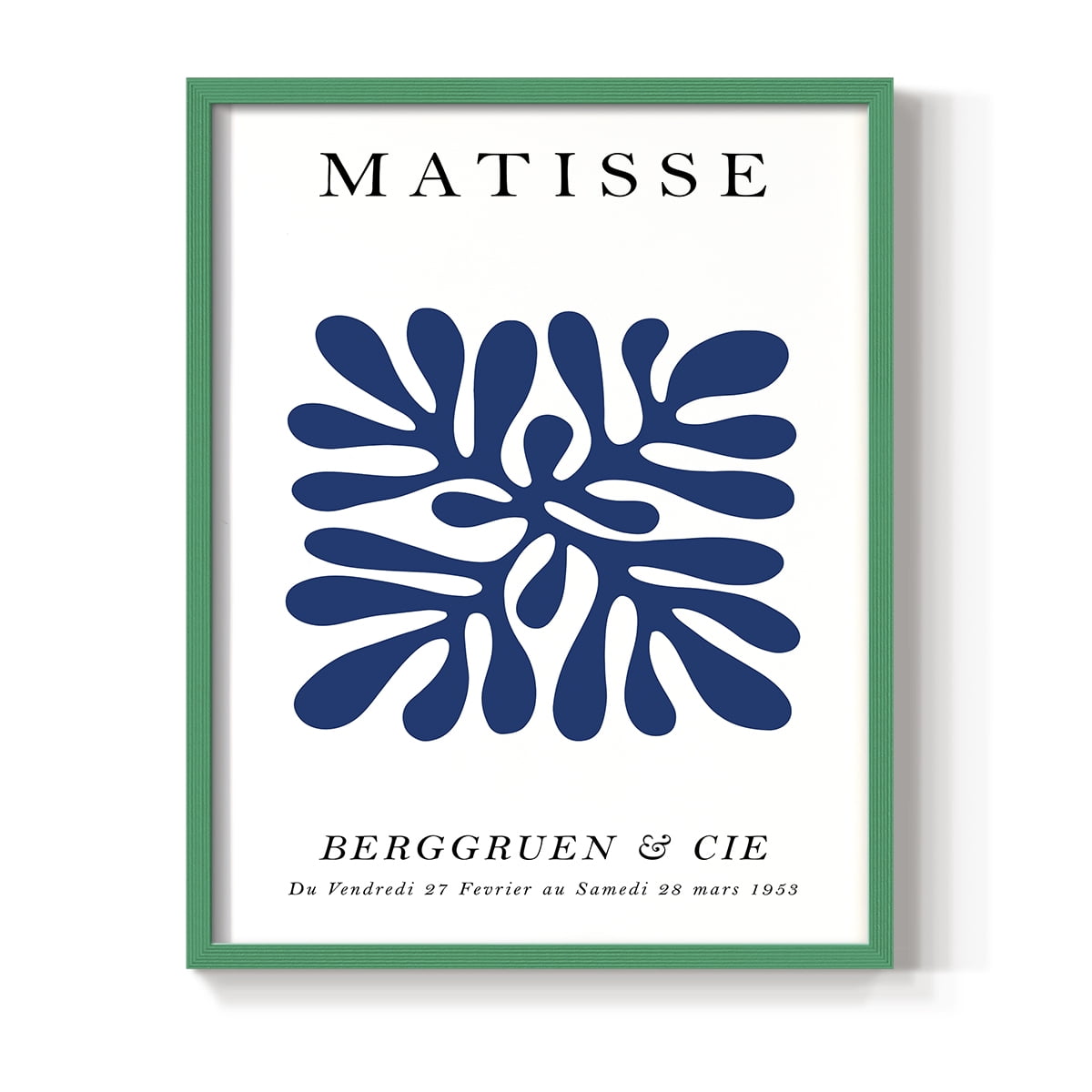 Matisse CCCI in Green Solid Wood 16 x 20 Framed Print