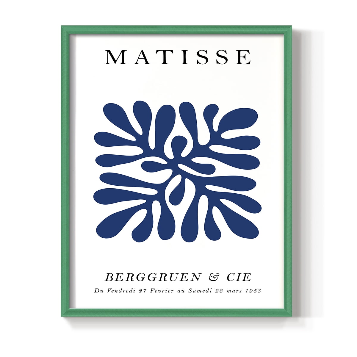 Matisse CCCI in Green Solid Wood 8 x 10 Framed Print