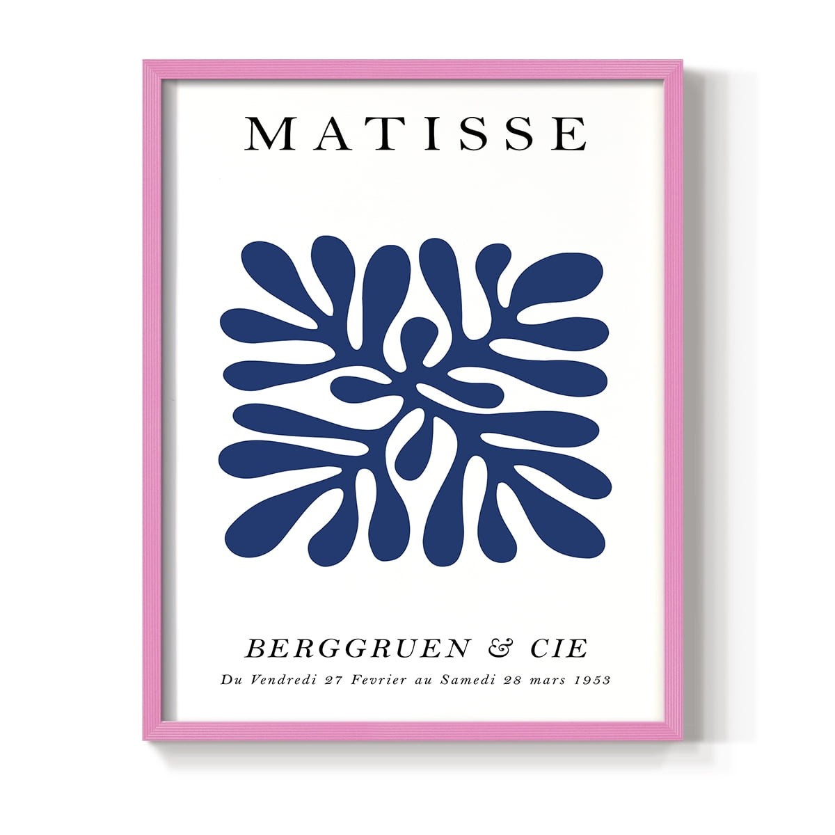 Matisse CCCI in Pink Solid Wood 11 x 14 Framed Print
