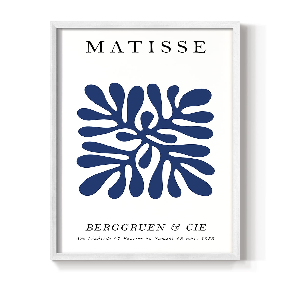 Matisse CCCI in White Solid Wood 8 x 10 Framed Print