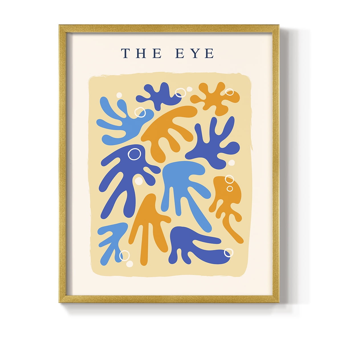 Matisse CCCIX in Gold Solid Wood 8 x 10 Framed Print