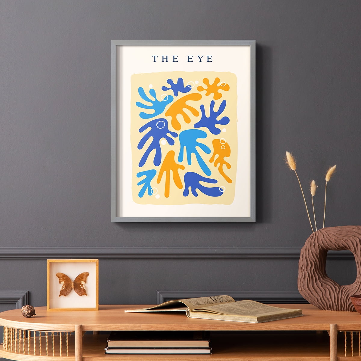Matisse CCCIX in Gray Solid Wood 8 x 10 Framed Print