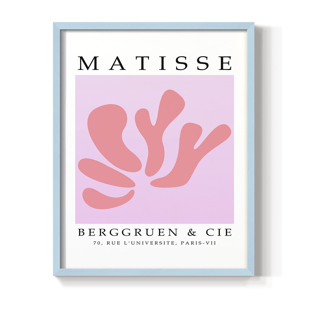 Matisse CCCL in Blue Solid Wood 16 x 20 Framed Print