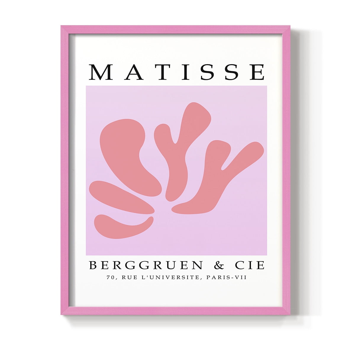 Matisse CCCL in Pink Solid Wood 11 x 14 Framed Print