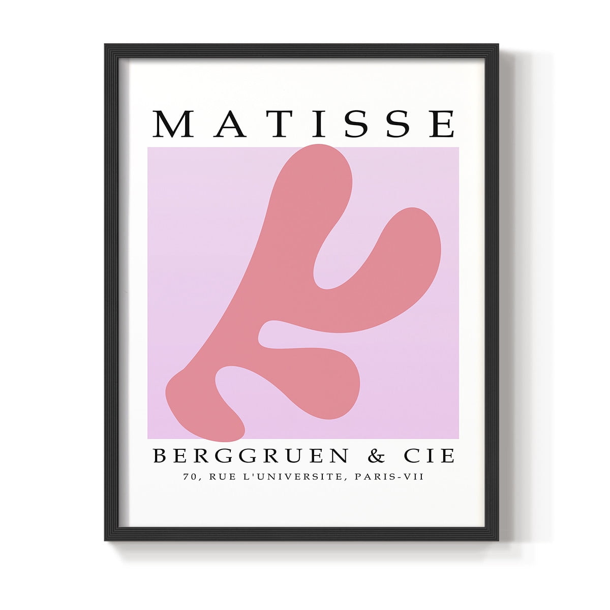 Matisse CCCLIII in Black Solid Wood 11 x 14 Framed Print