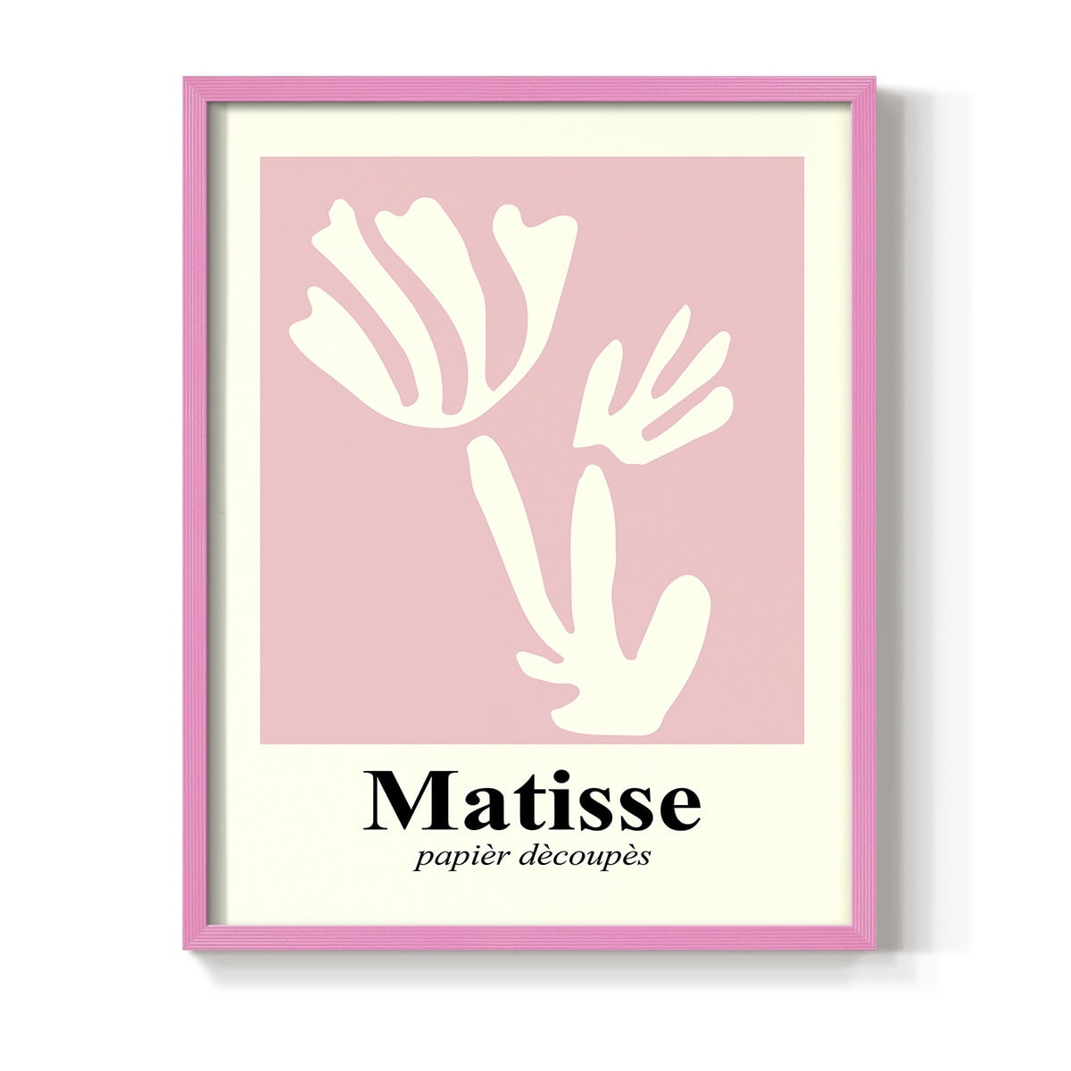 Matisse CCCLIV in Pink Solid Wood 8 x 10 Framed Print
