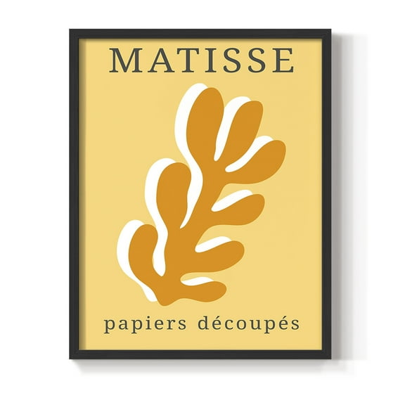 Matisse CCCLIX in Black Solid Wood 8 x 10 Framed Print