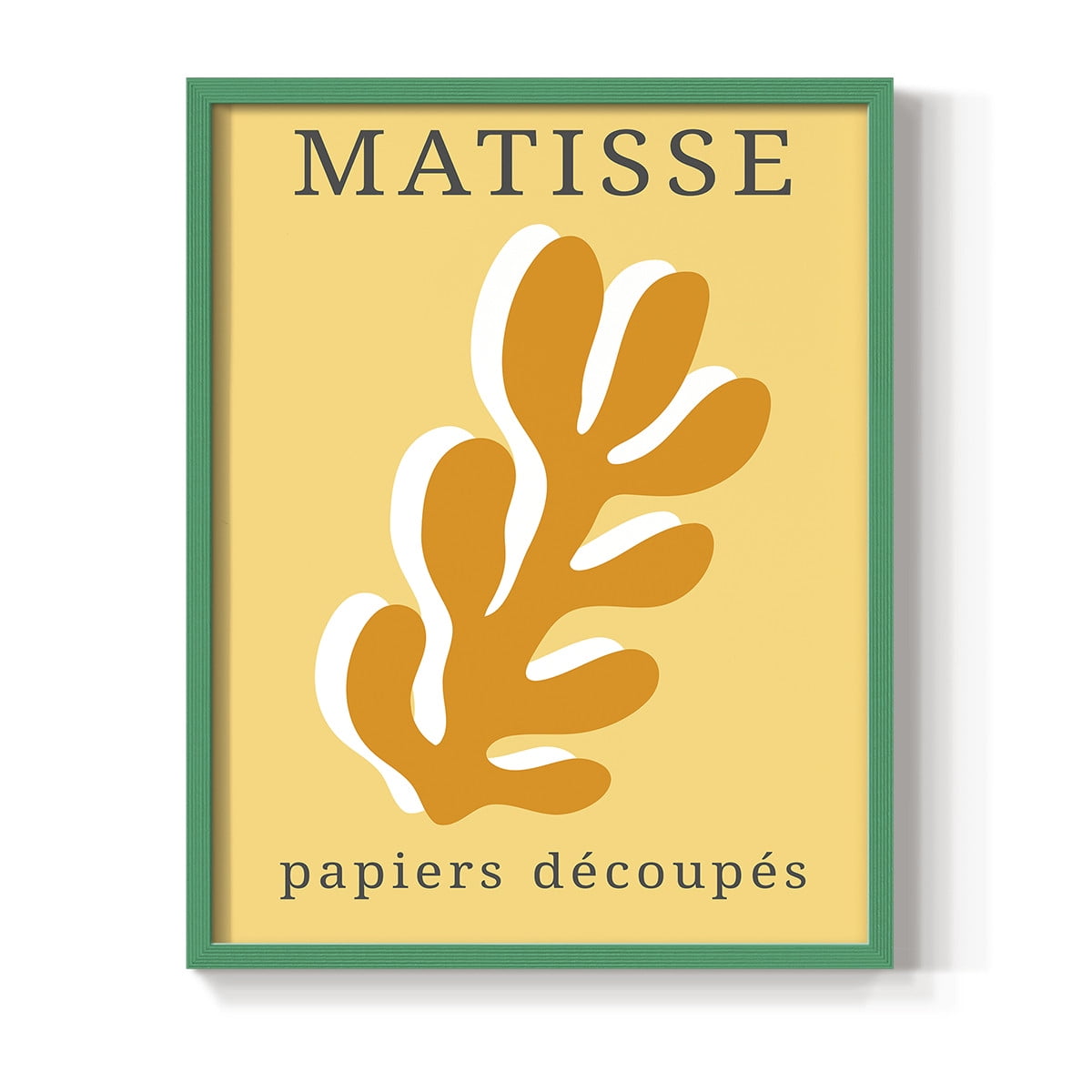 Matisse CCCLIX in Green Solid Wood 22 x 28 Framed Print