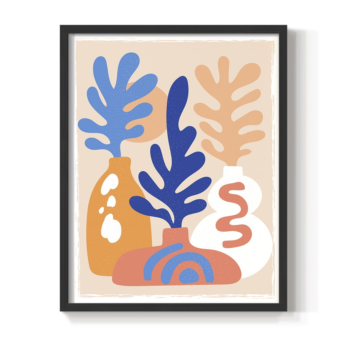 Matisse CCCLXI in Black Solid Wood 16 x 20 Framed Print