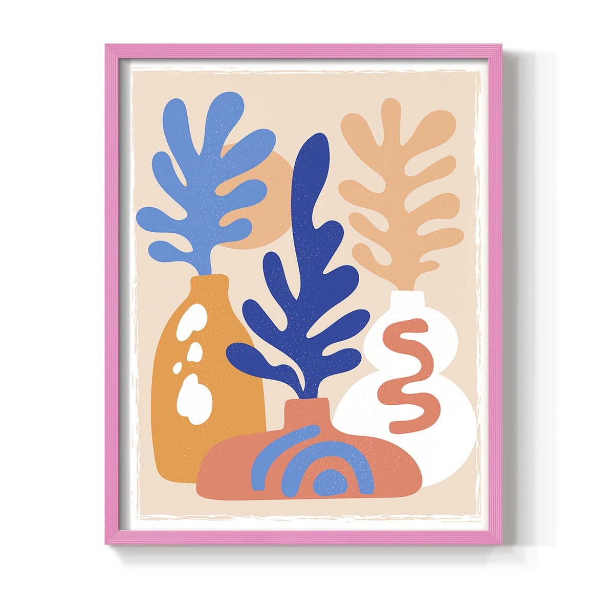 Matisse CCCLXI in Pink Solid Wood 8 x 10 Framed Print
