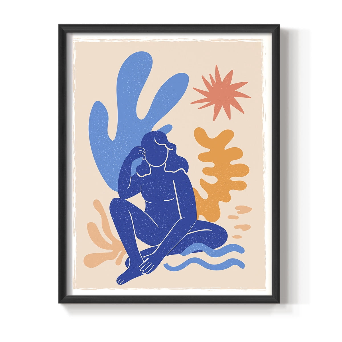 Matisse CCCLXIII in Black Solid Wood 8 x 10 Framed Print