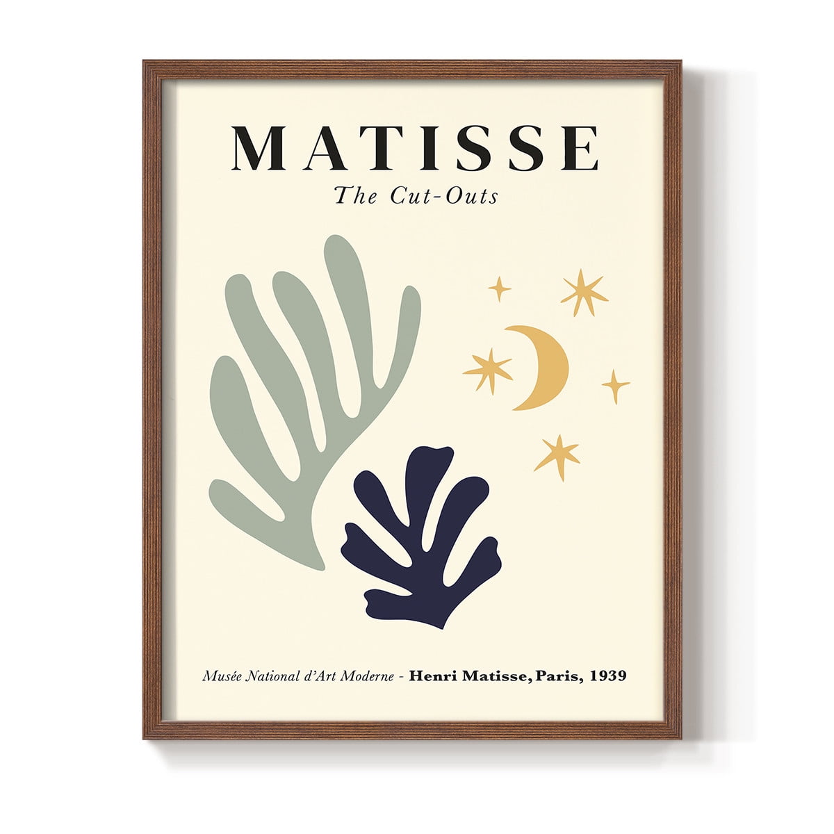 Matisse CCCLXIX in Brown Solid Wood 8 x 10 Framed Print