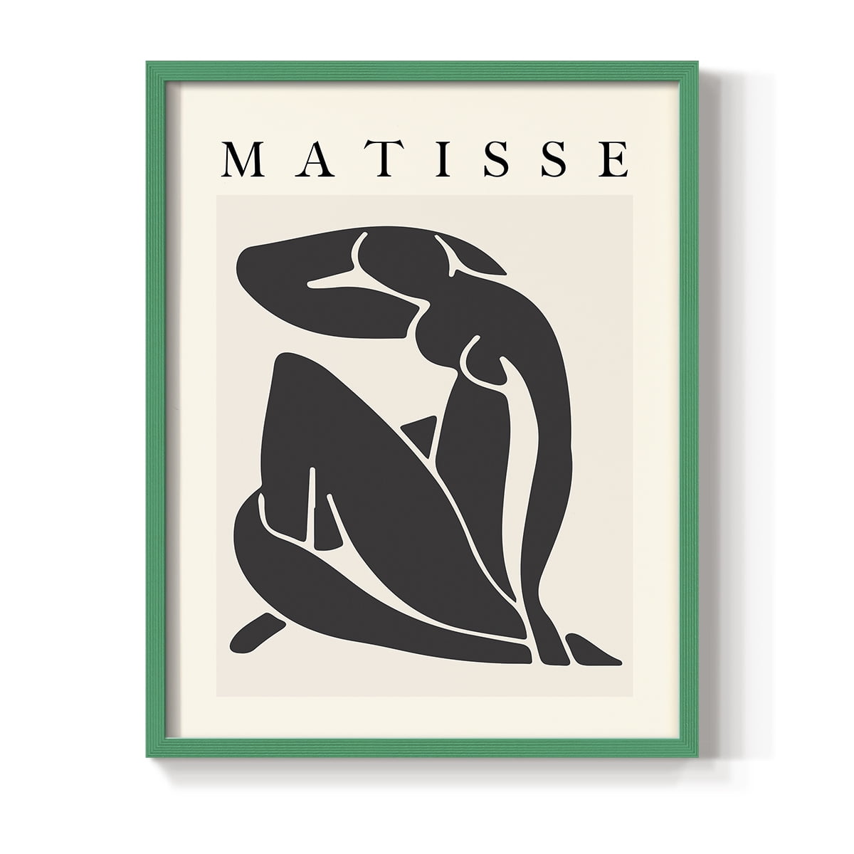Matisse CCCLXXIX in Green Solid Wood 8 x 10 Framed Print
