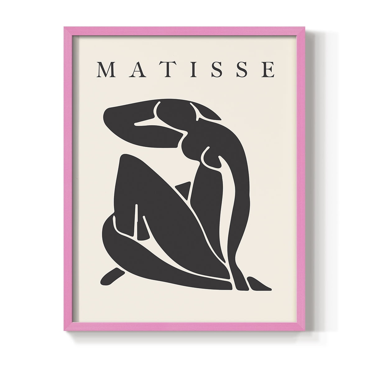 Matisse CCCLXXVI in Pink Solid Wood 8 x 10 Framed Print