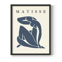 Matisse CCCLXXXI in Black Solid Wood 8 x 10 Framed Print