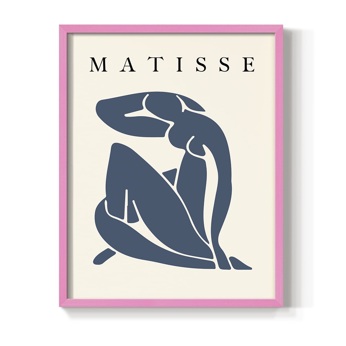 Matisse CCCLXXXI in Pink Solid Wood 22 x 28 Framed Print