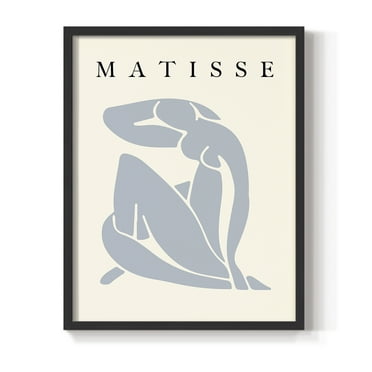 Matisse CCCLXXXII in Black Solid Wood 8 x 10 Framed Print