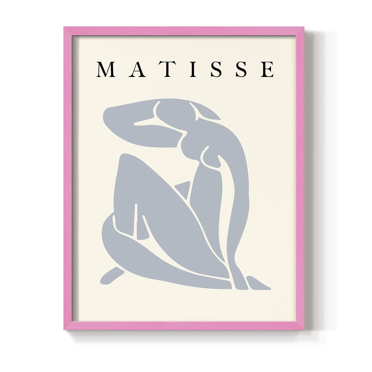 Matisse CCCLXXXII in Pink Solid Wood 8 x 10 Framed Print