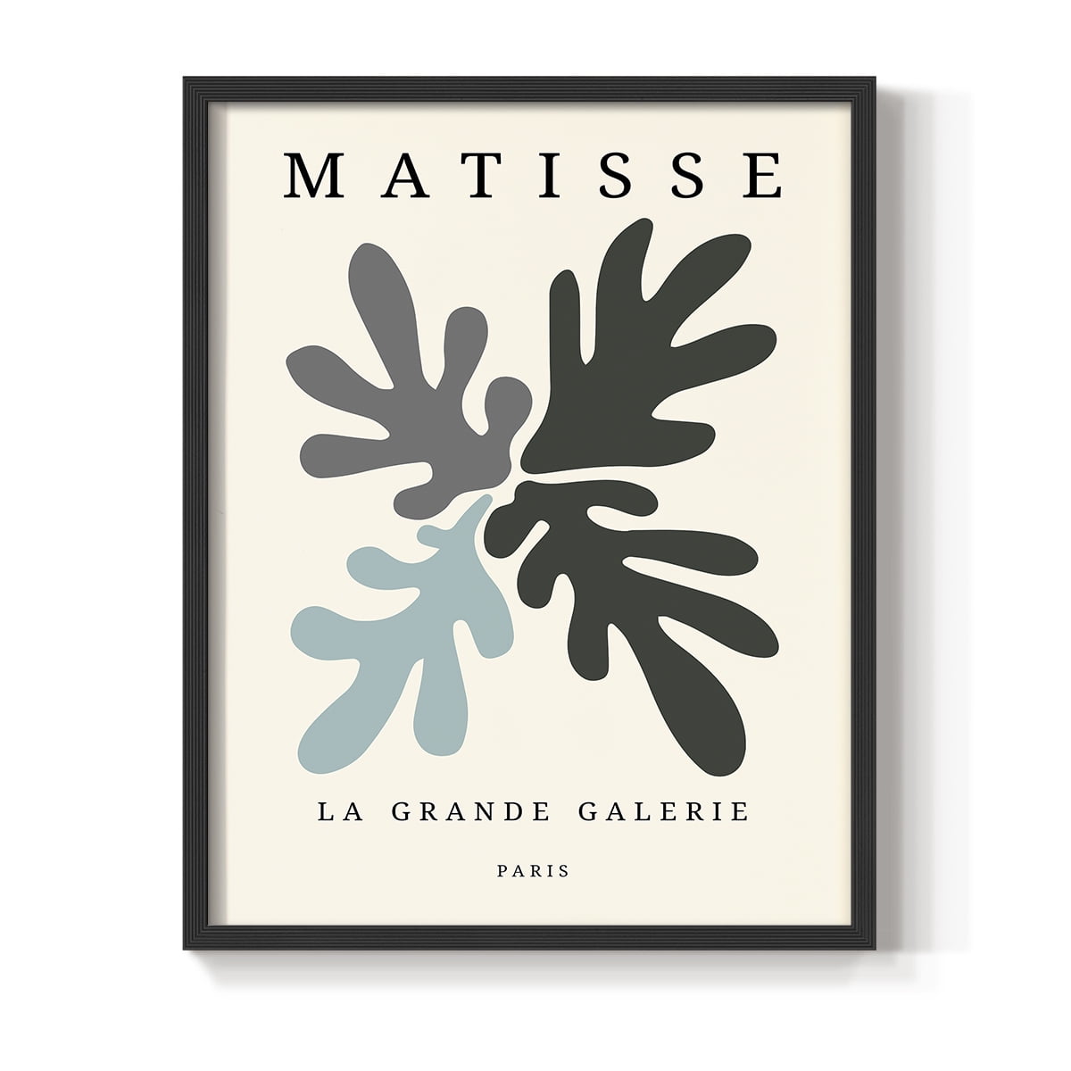 Matisse CCCLXXXIII in Black Solid Wood 16 x 20 Framed Print