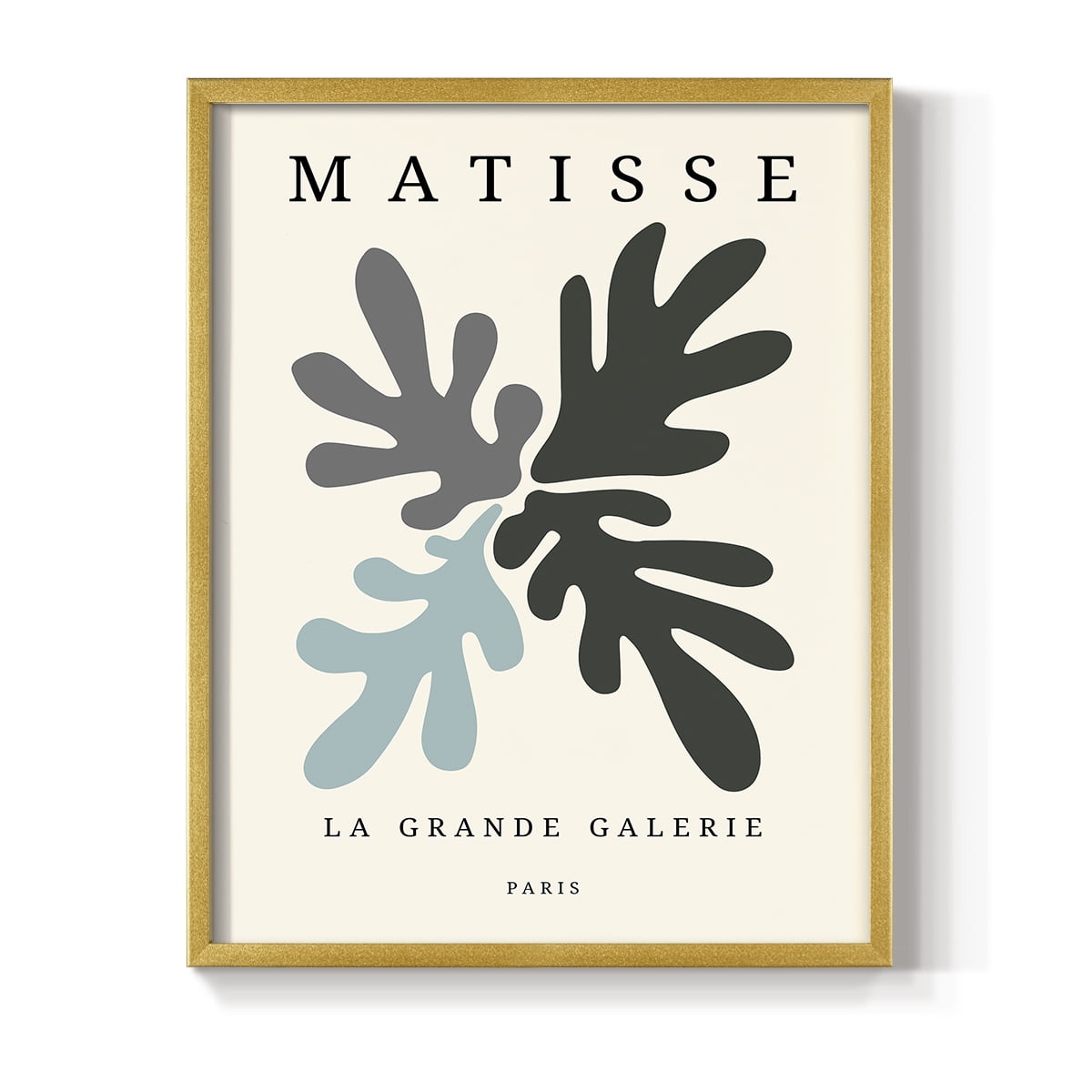 Matisse CCCLXXXIII in Gold Solid Wood 22 x 28 Framed Print