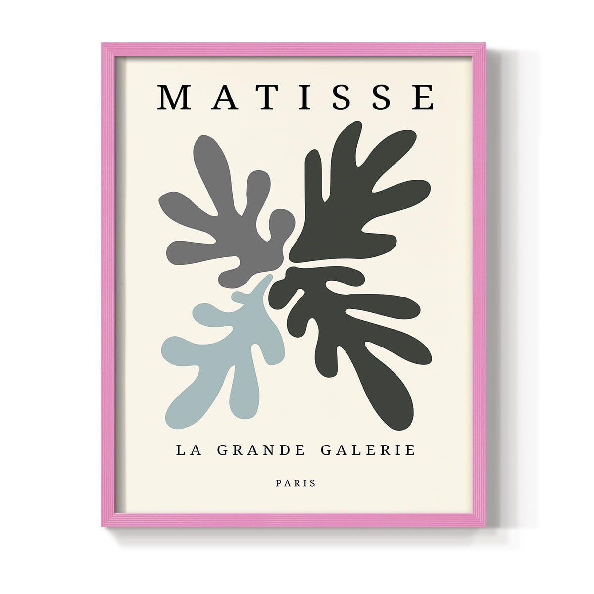 Matisse CCCLXXXIII in Pink Solid Wood 11 x 14 Framed Print