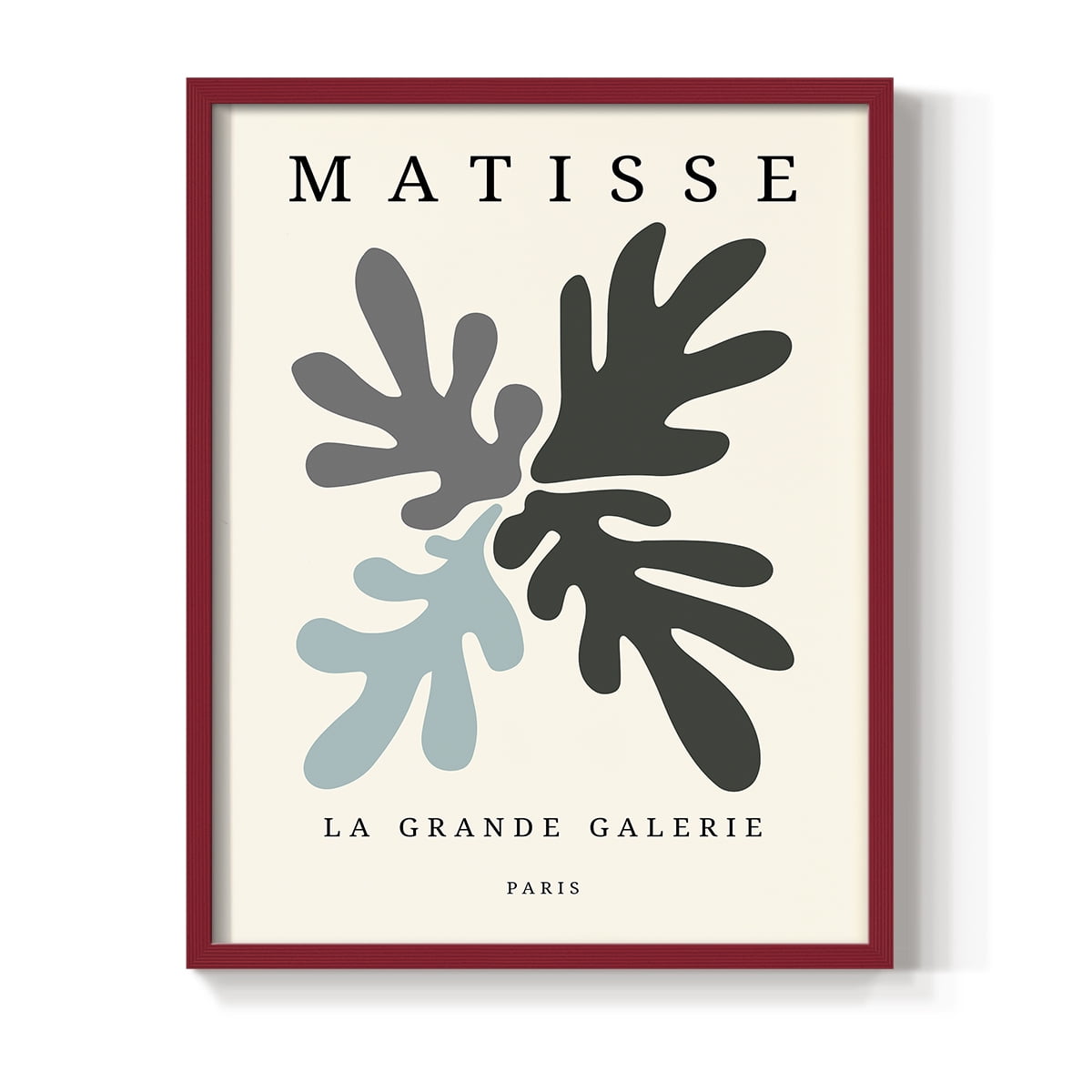 Matisse CCCLXXXIII in Red Solid Wood 16 x 20 Framed Print
