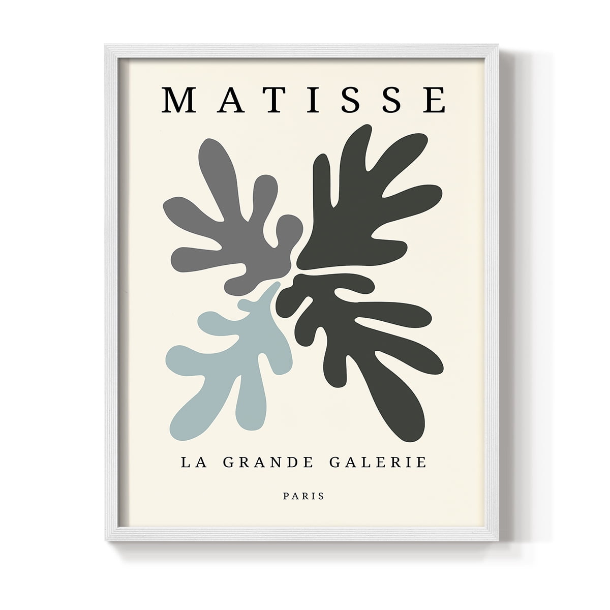Matisse CCCLXXXIII in White Solid Wood 8 x 10 Framed Print