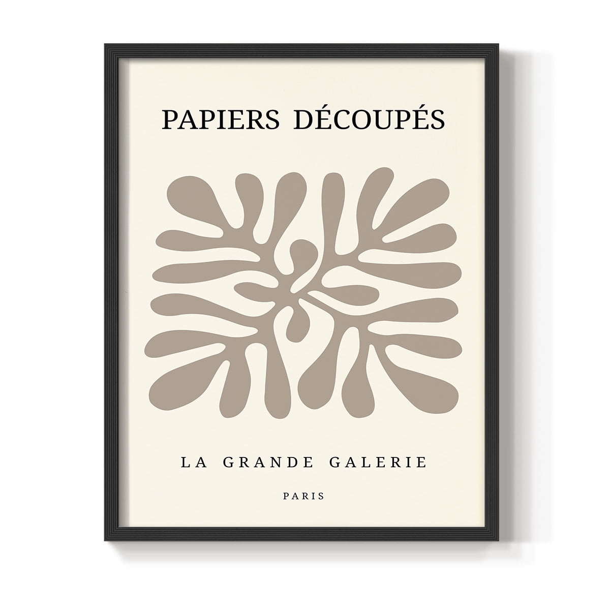 Matisse CCCLXXXIX in Black Solid Wood 8 x 10 Framed Print