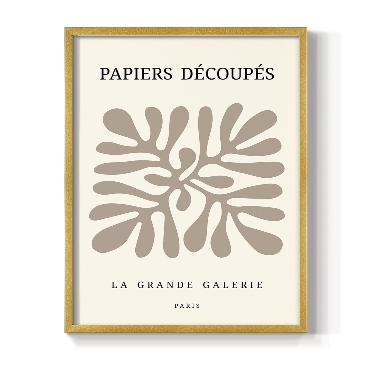 Matisse CCCLXXXIX in Gold Solid Wood 11 x 14 Framed Print