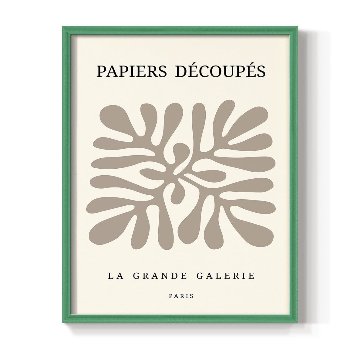 Matisse CCCLXXXIX in Green Solid Wood 16 x 20 Framed Print