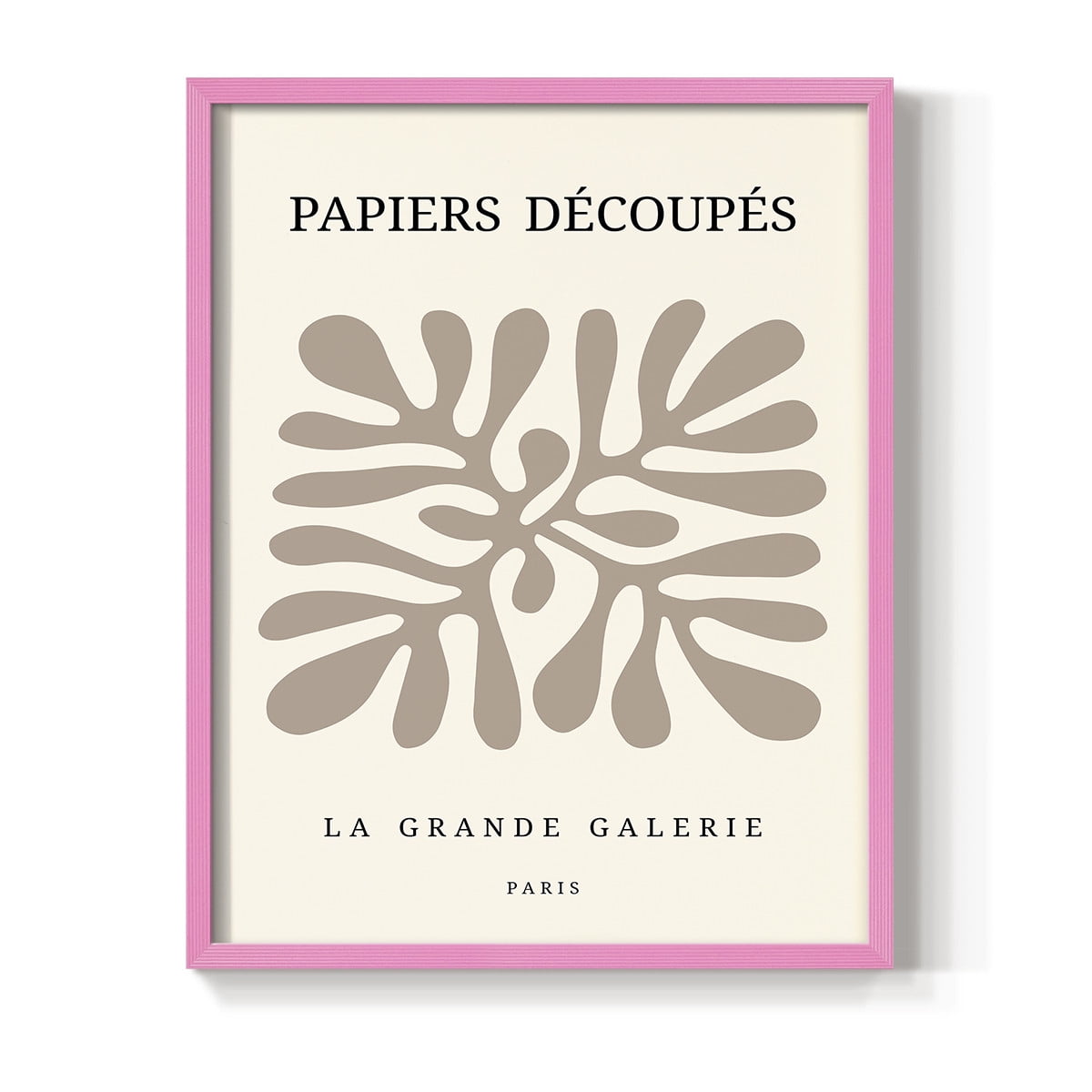 Matisse CCCLXXXIX in Pink Solid Wood 22 x 28 Framed Print
